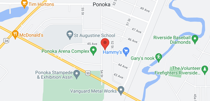 map of 3 4415 54 Street